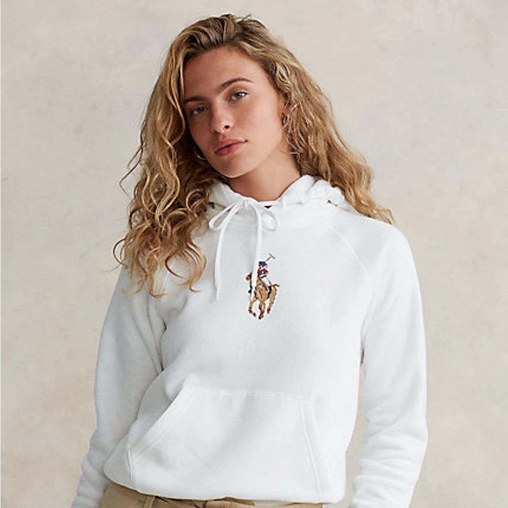 $130 Polo Ralph Lauren Bear Embroidered Hoodie🧸